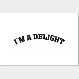 I'm a Delight Funny Saying Posters and Art